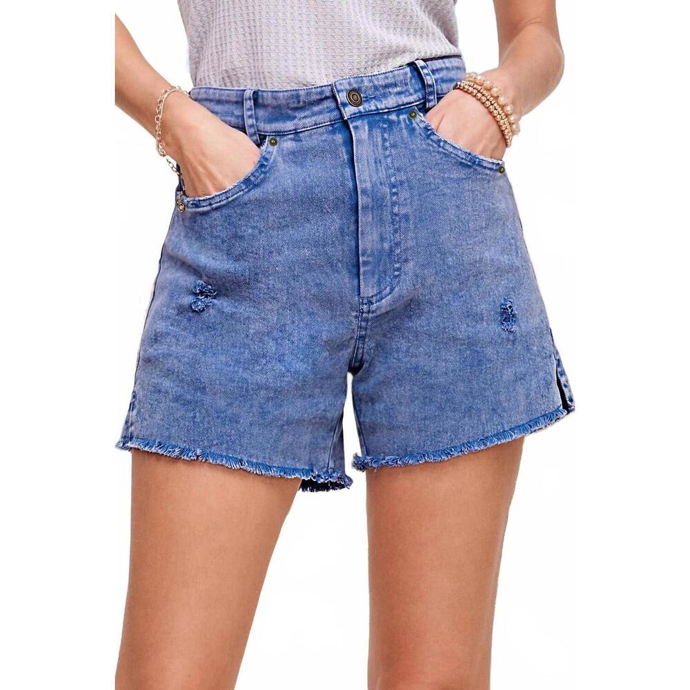 NEW LA MIEL endless summer denim shorts in blue